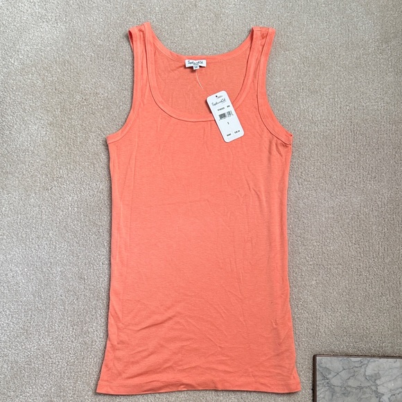 Splendid Vibrant Orange Tank Top - Picture 1 of 9